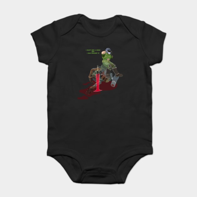 DOOM-19 is Coming Baby Bodysuit by Tad